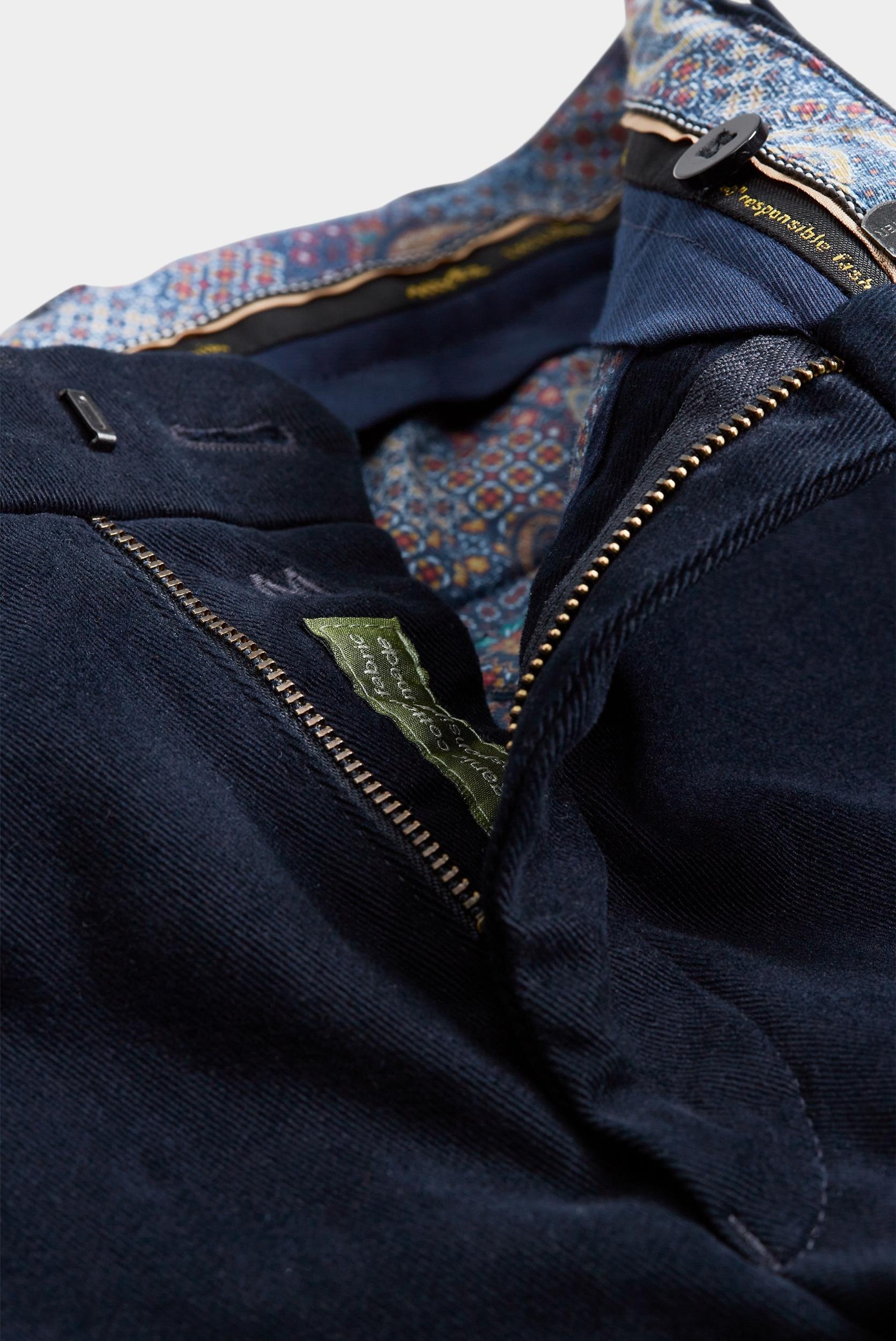 Meyer Katoenen Broek Blauw BONN Art.2-8572 1022857200/19