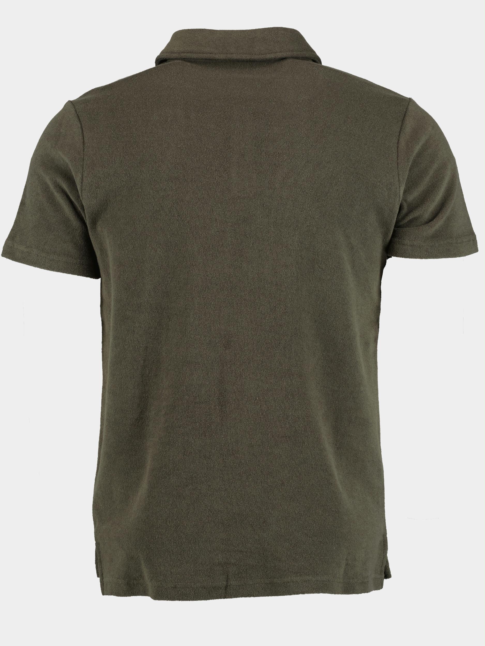 Born With Appetite Polo korte mouw Groen Steve Polo Terry 23108ST61/357 forest