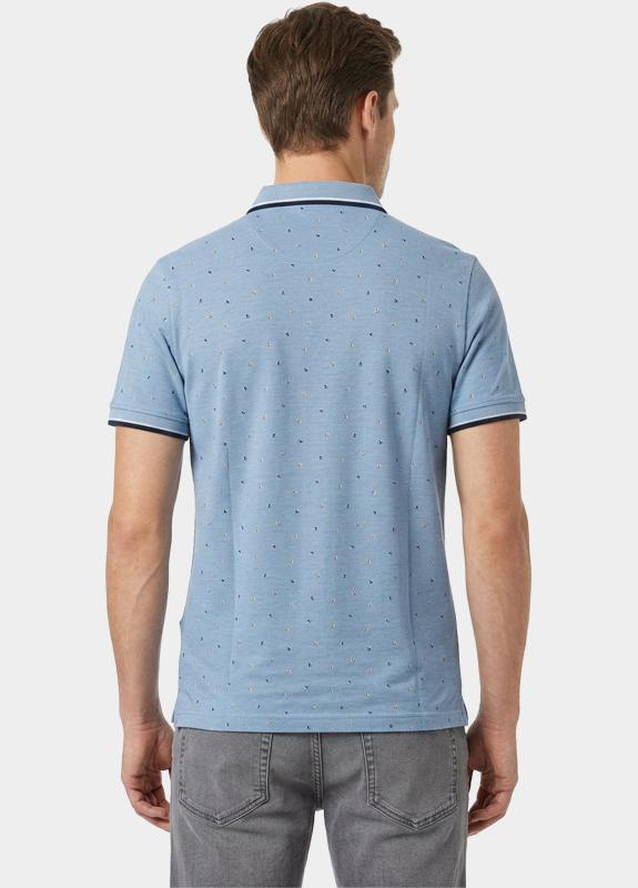 Commander flag Polo heren Blauw  214008408/642