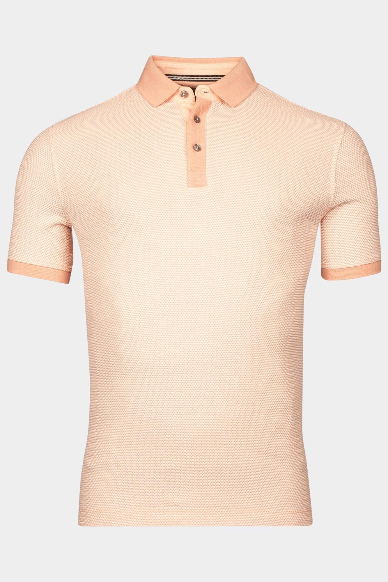 Baileys Polo korte mouw Roze Poloshirt 2-tone Structure PI 515274/25