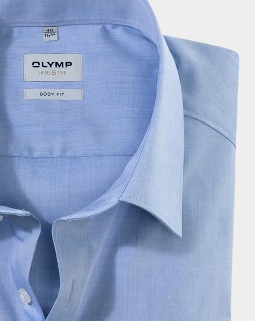 Olymp Business hemd lange mouw Blauw Level Five 208064/19