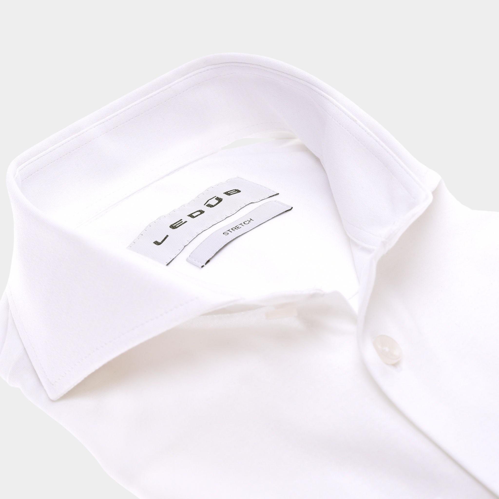 Ledub Overhemd extra lange mouw Wit  0142967/910-000-000