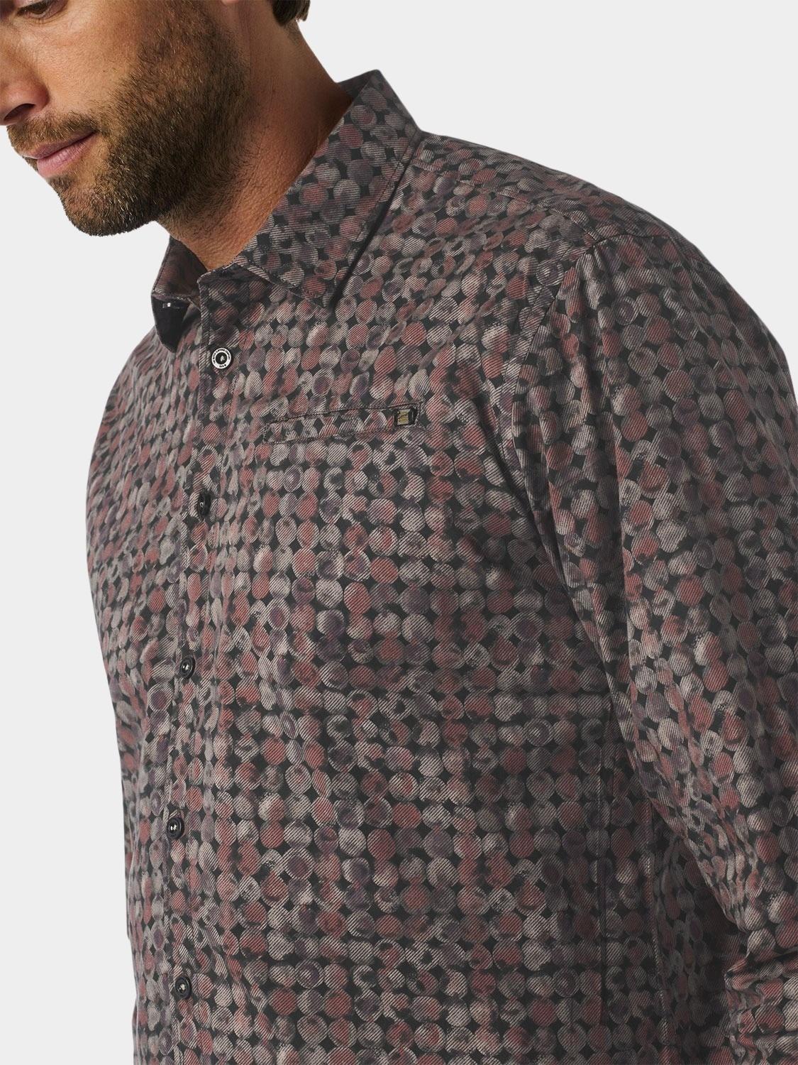 No Excess Casual hemd lange mouw Rood  25450840/092