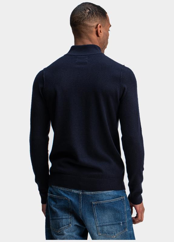 Butcher of Blue Half Zip Blauw Clifden Halfzip 1926002/890