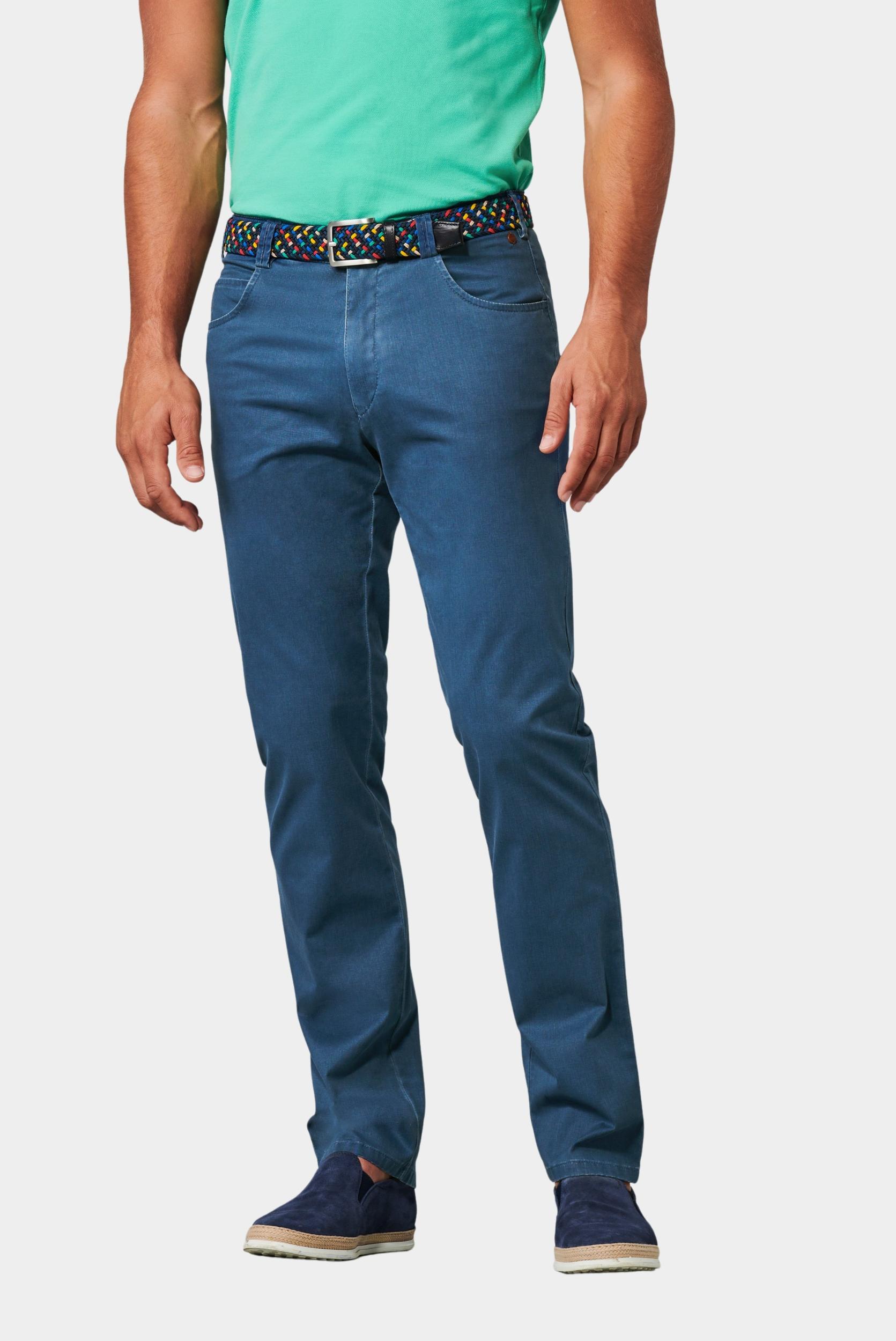 Meyer Katoenen Broek Blauw DIEGO Art.1-5054 3061505400/16