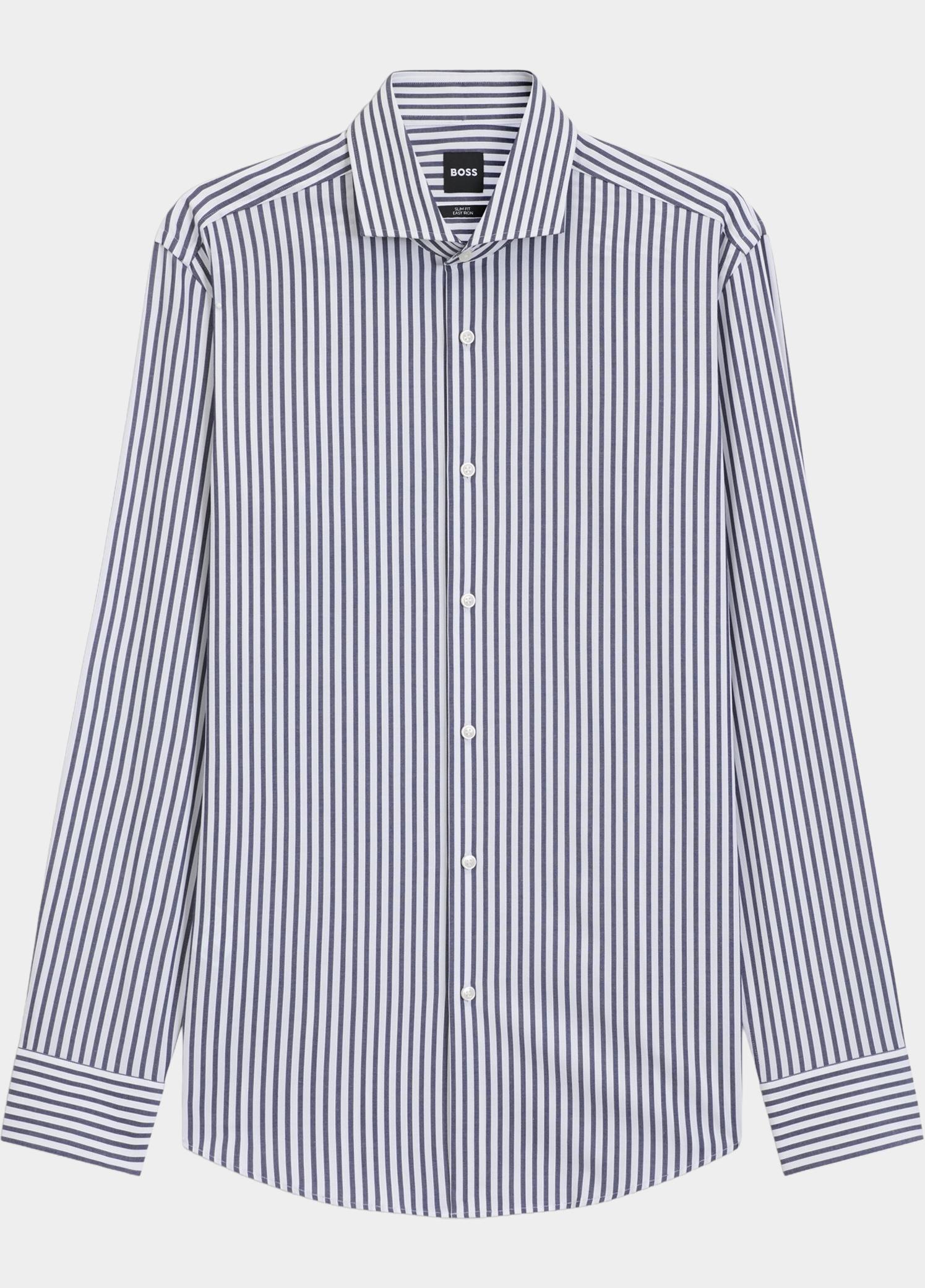BOSS Black Business hemd lange mouw Blauw H-HANK-SP-C1-261 10281029 01 50567021/404