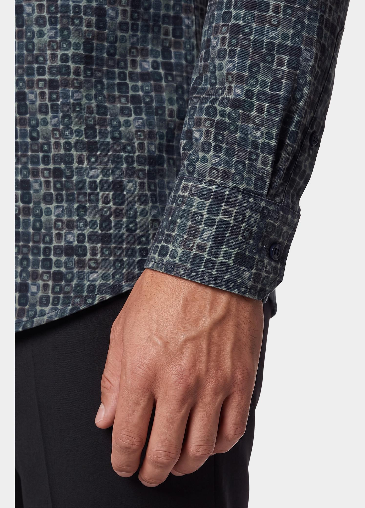 Bos Overhemd heren Grijs  21245/Grey