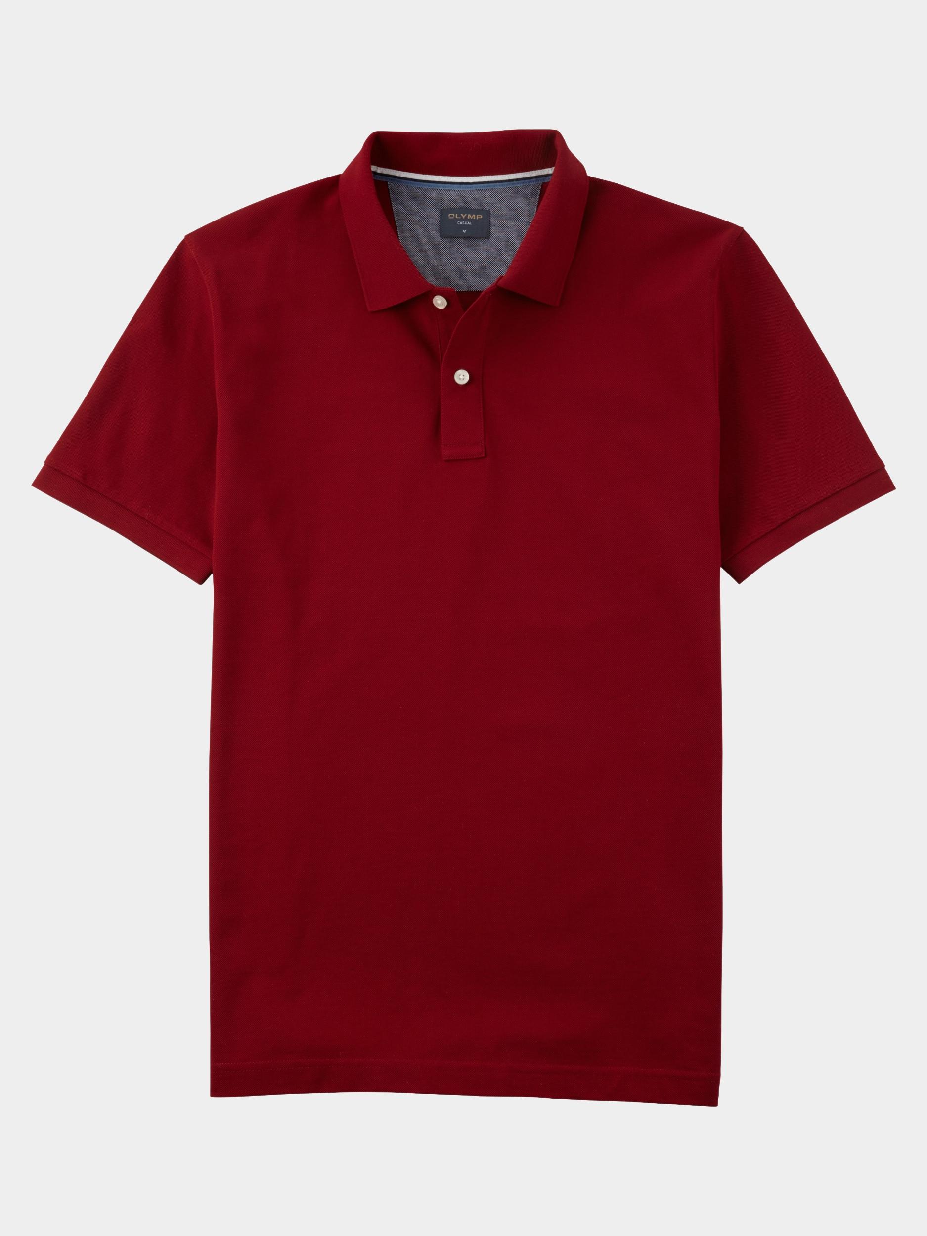 Olymp Polo korte mouw Rood Polo PiquÃ© solid 540952/39