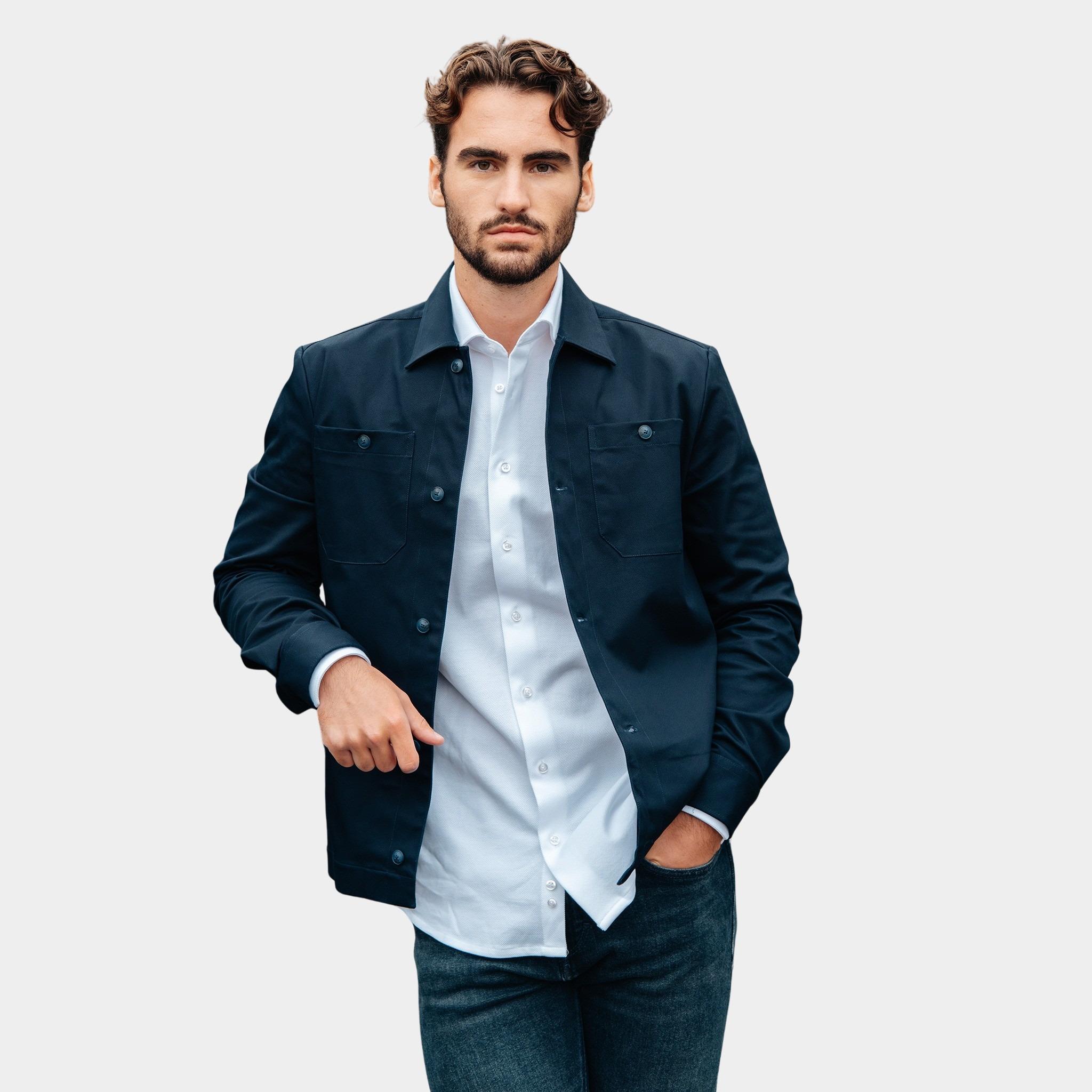 Ledub Overshirt Blauw O5 0315508/190-285-180