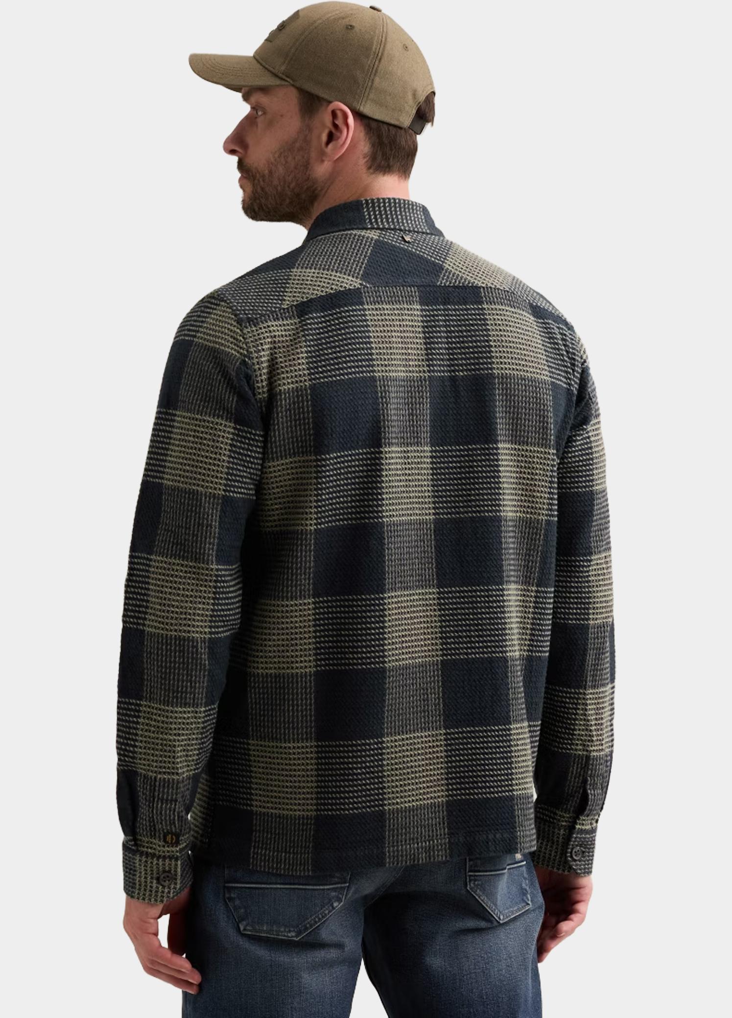 PME Legend Overhemd heren Blauw Long sleeve shirt Structure Y PSI2608229/5281