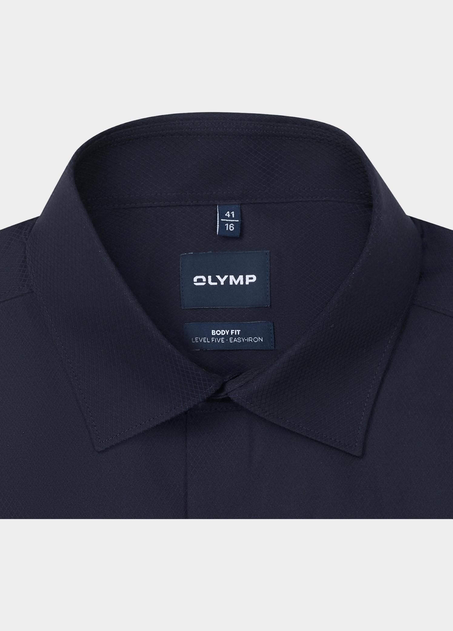 Olymp Overhemd extra lange mouw Blauw Level 5 b.f. D.2204 202629/18