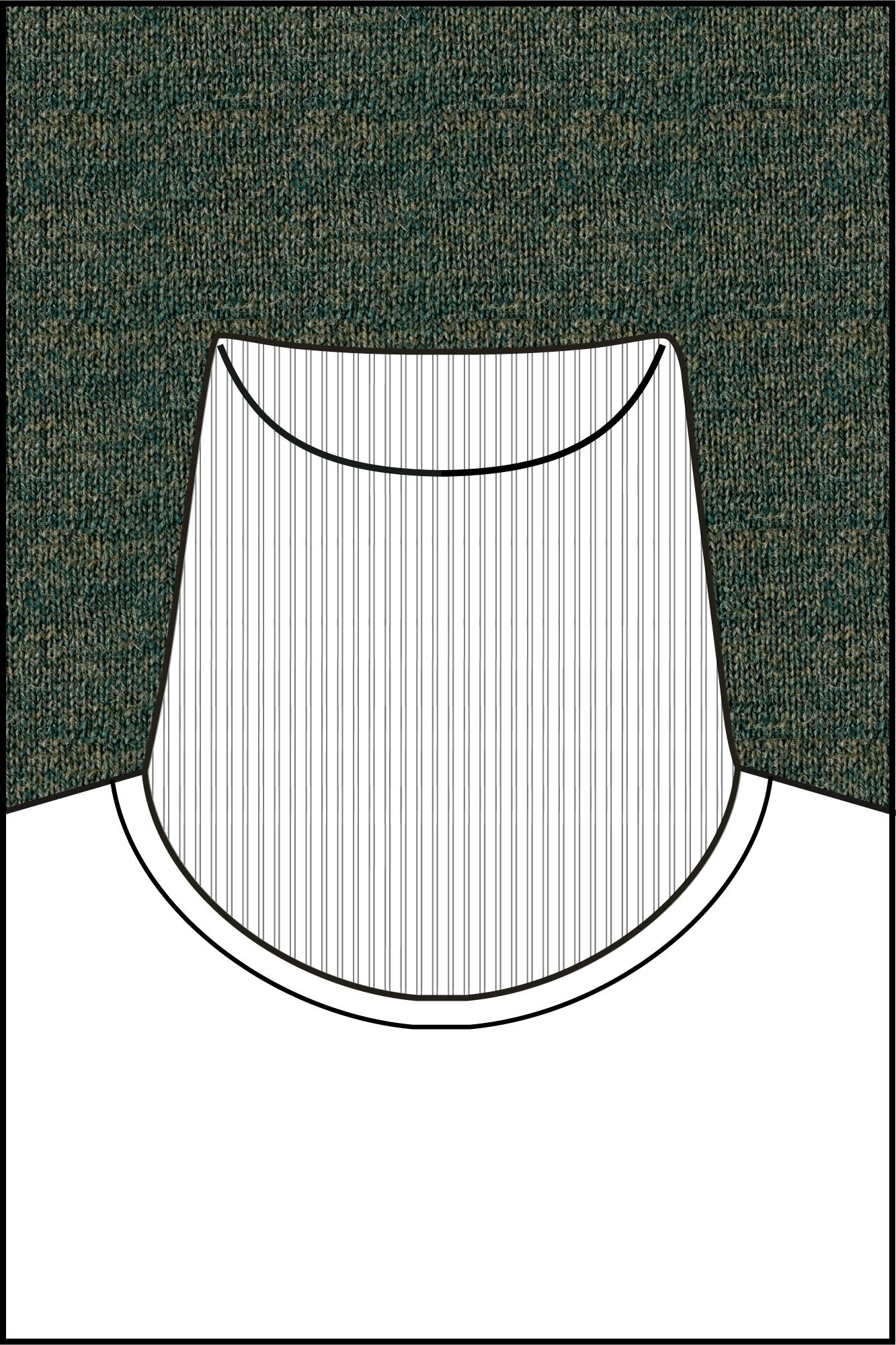 Baileys Coltrui Groen High Neck Pullover  14gg sing 520069/73