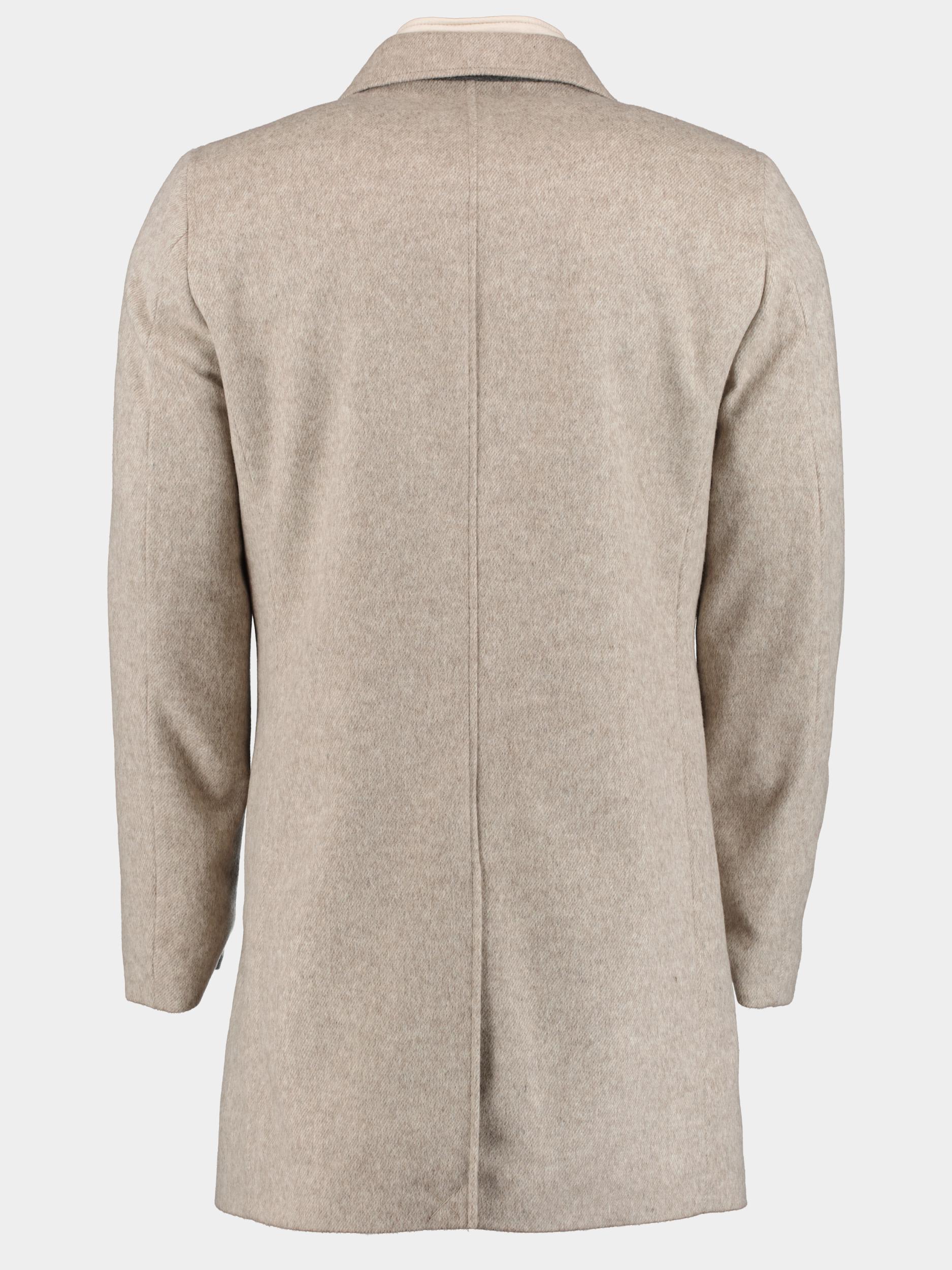 Mario Fiorenzo Wollen Jas Beige Hans, 100% wol met nylon inlay 9082H/2 sand