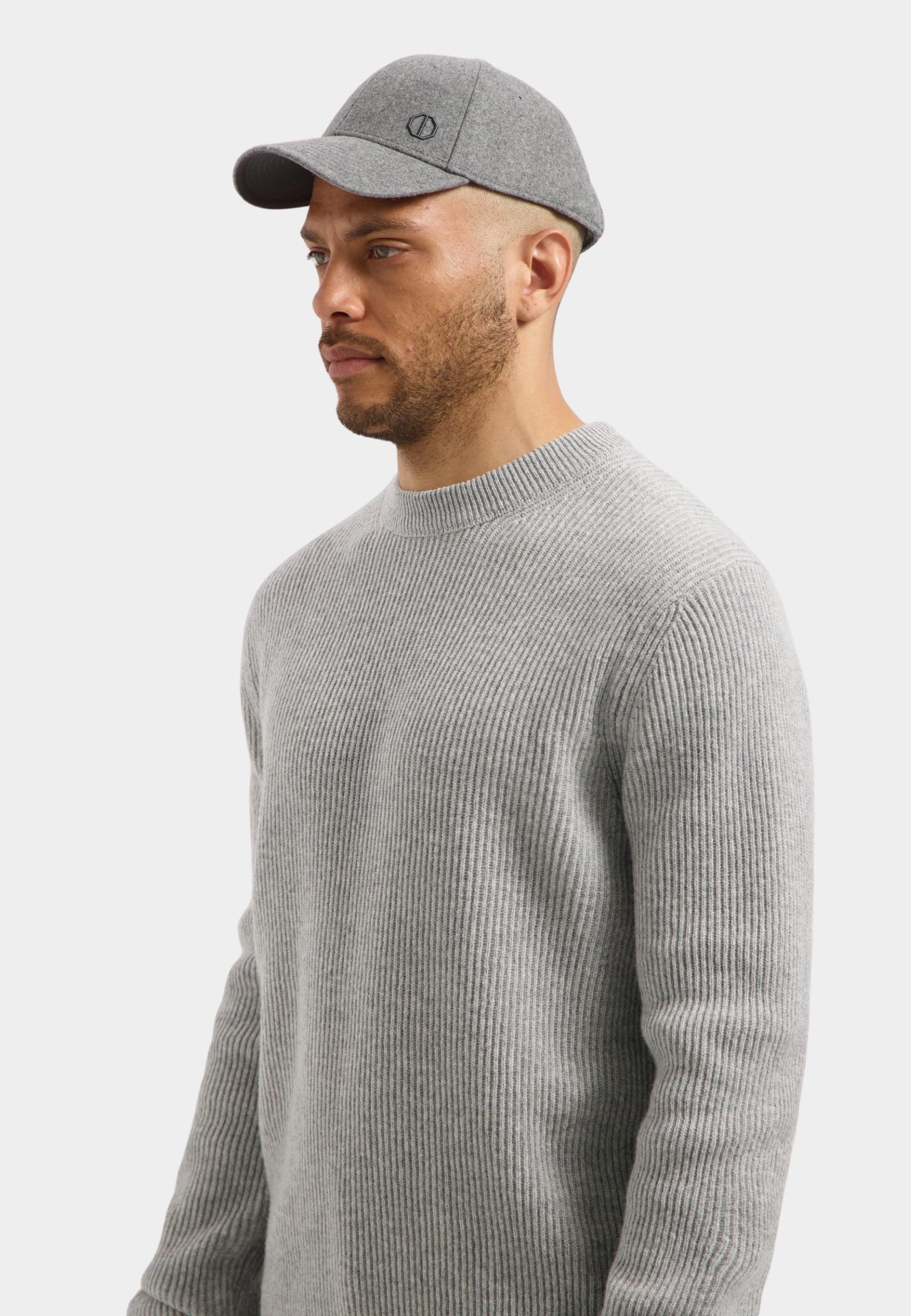 Dstrezzed Cap Grijs DS_Beals Woolmix Cap 655106/898