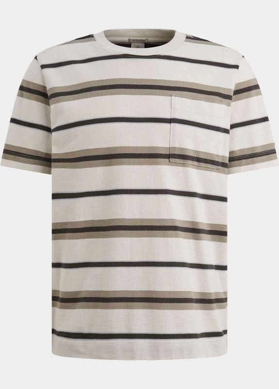 Cast Iron T-shirt korte mouw Wit Short sleeve r-neck regular f CTSS2602508/7178