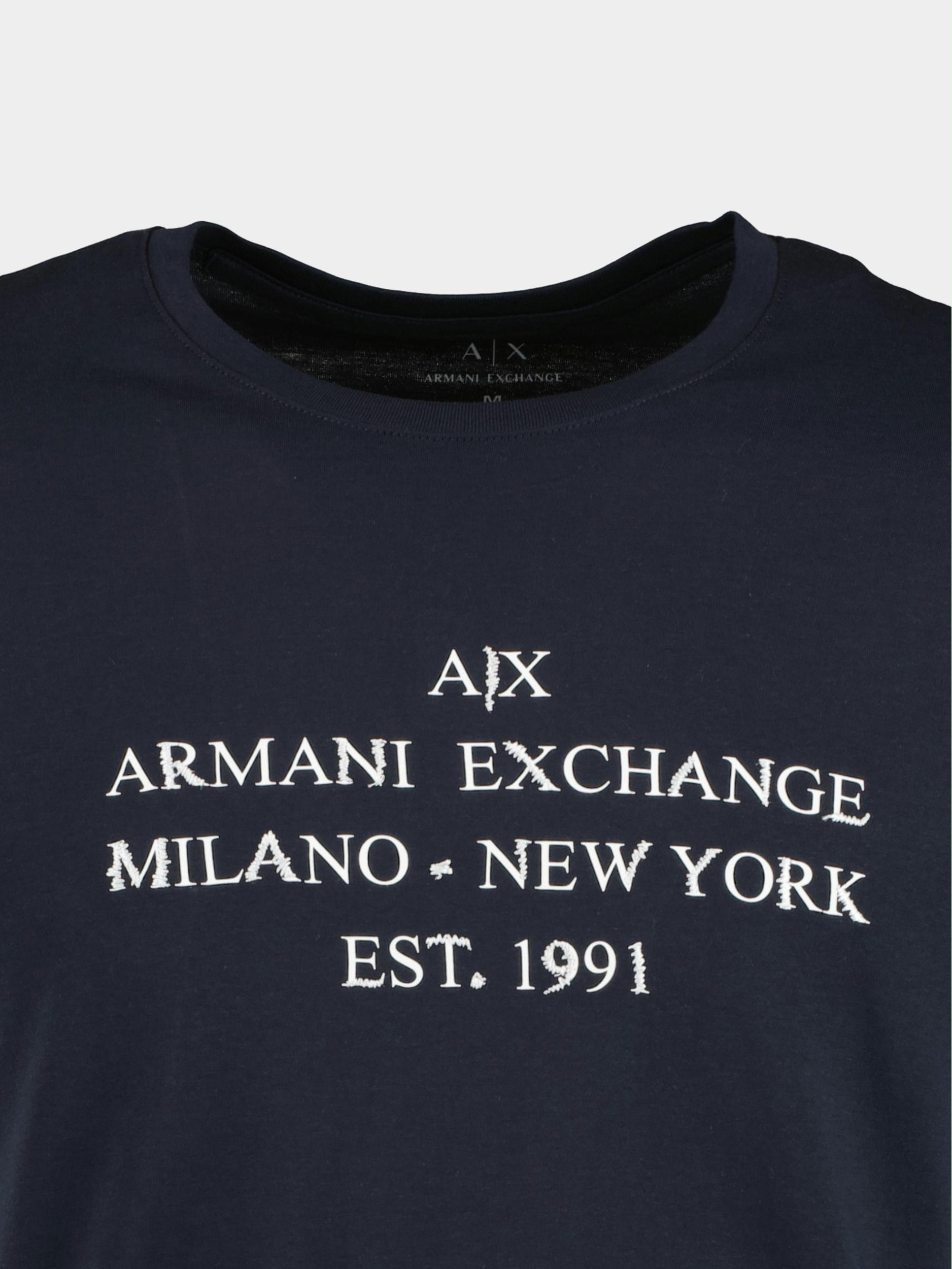 Armani Exchange T shirt korte mouw Blauw 3RZTBD.ZJA5Z 1510