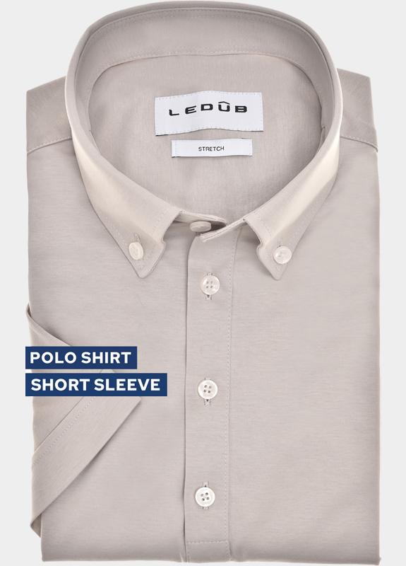 Ledub Polo korte mouw Grijs  0143456/230-000-000