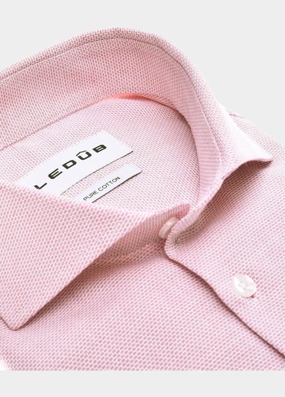 Ledub Business hemd lange mouw Rood  0143335/450-000-000