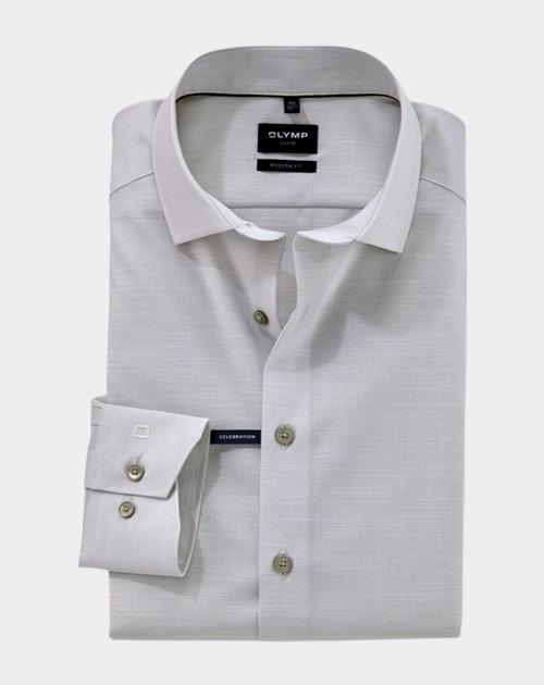 Olymp Business hemd lange mouw Beige Luxor 124454/75