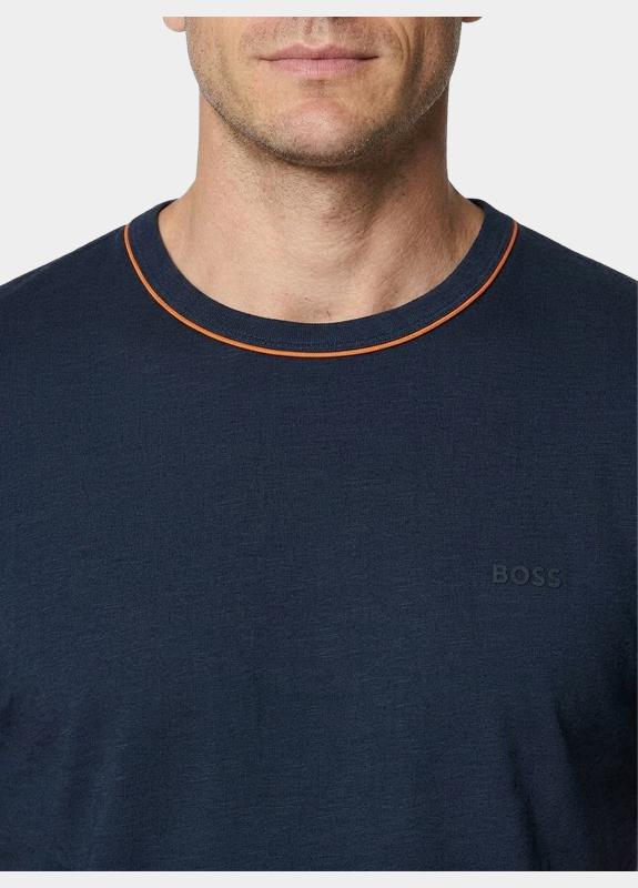 BOSS Orange T-shirt heren Blauw Tegood 10240843 01 50508243/464