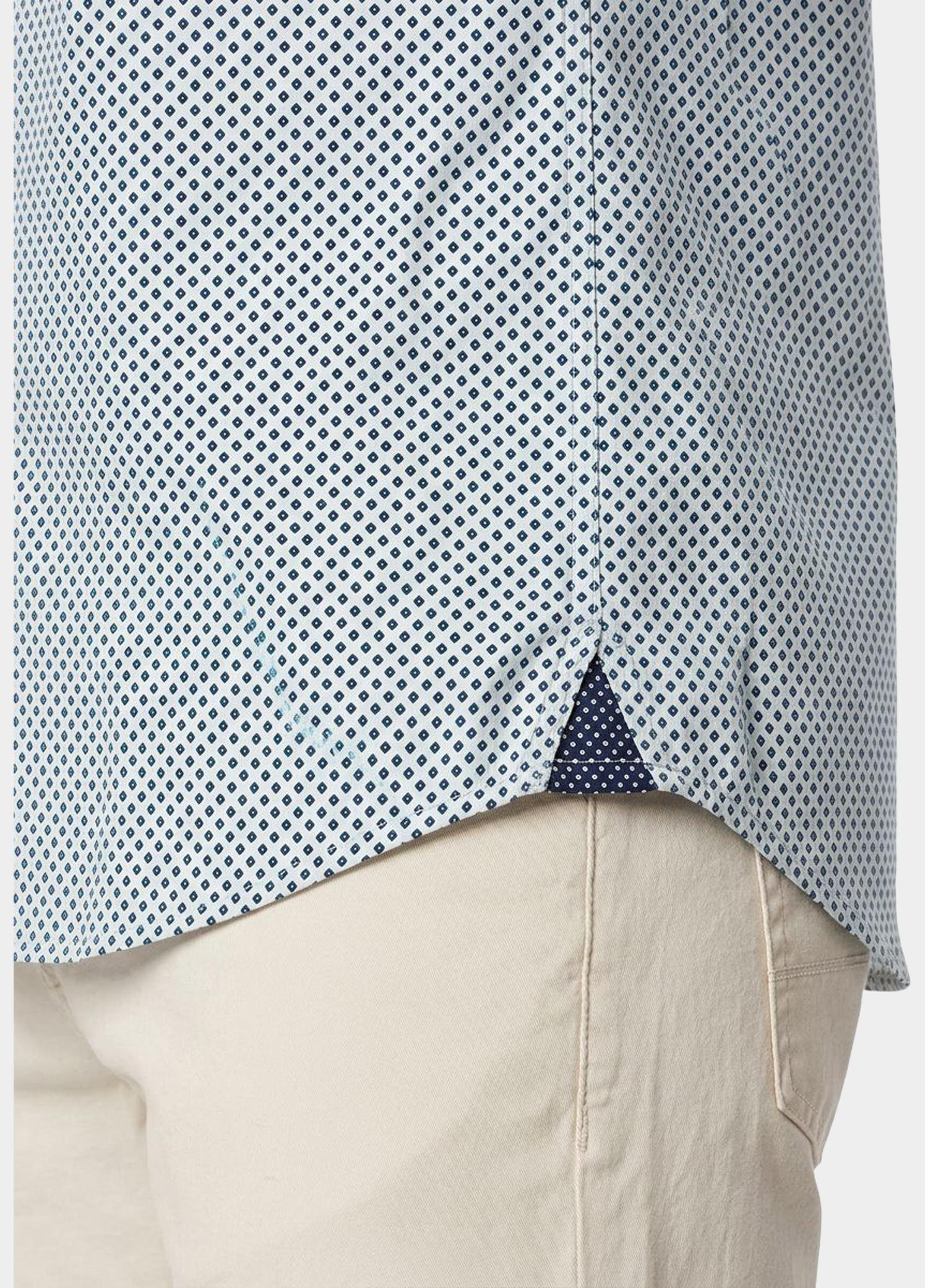 Casamoda Overhemd heren Blauw B.D. Casual Fit 454390200/150