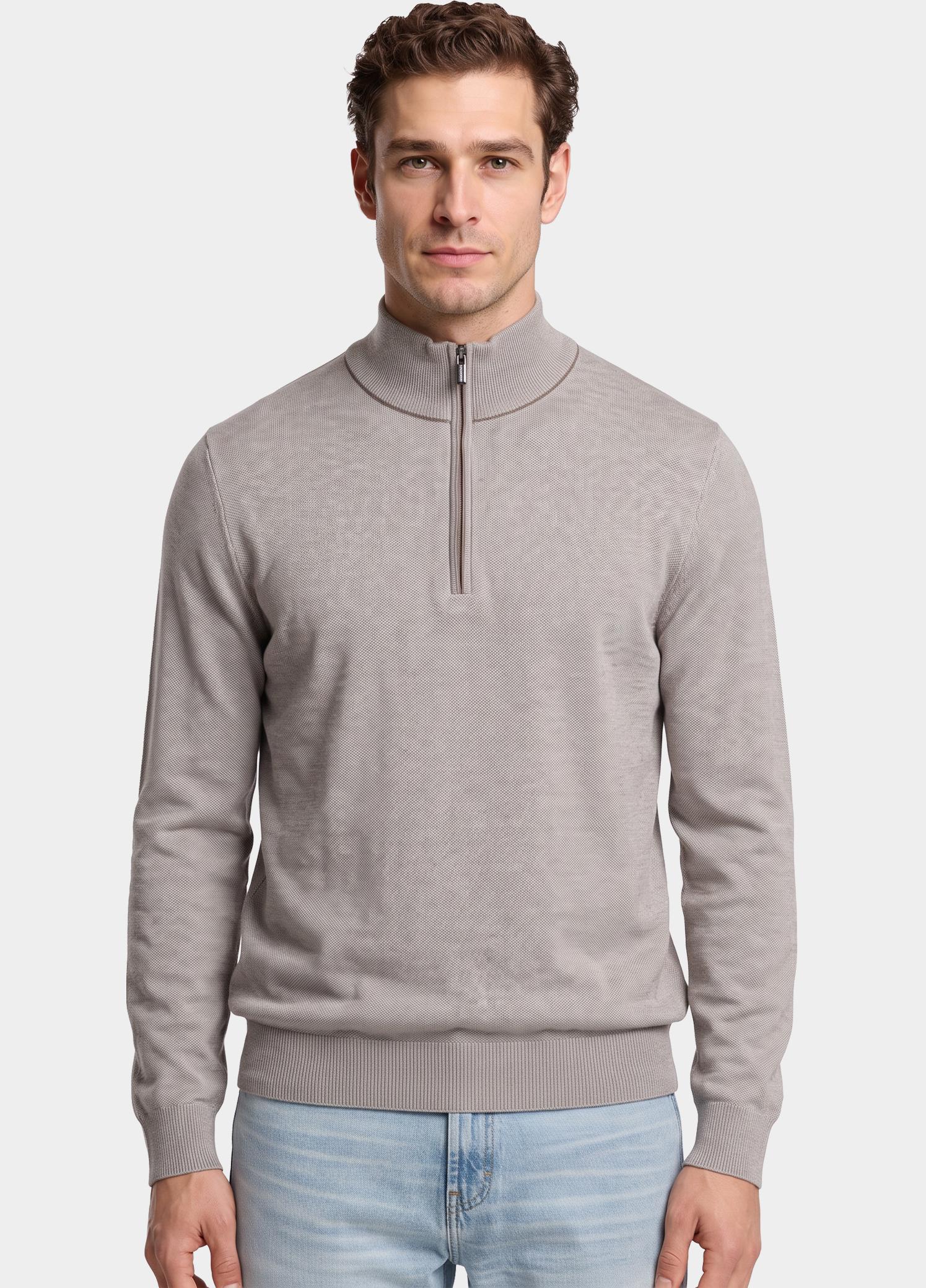 Baileys Half Zip Beige all-over 2-Tone 628409/985