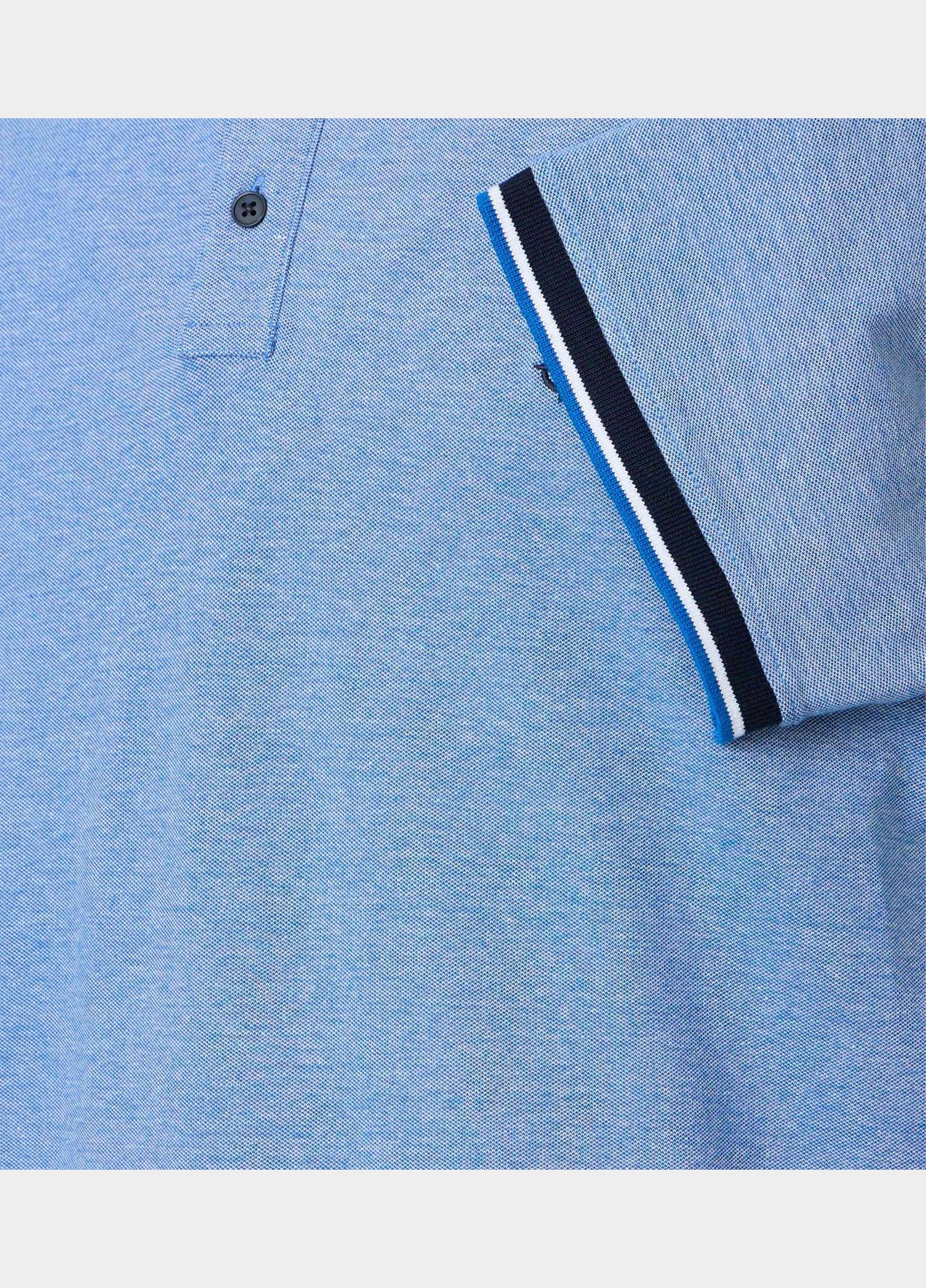 Casamoda Polo korte mouw Blauw Polo 2-tone PQ 126320101/145