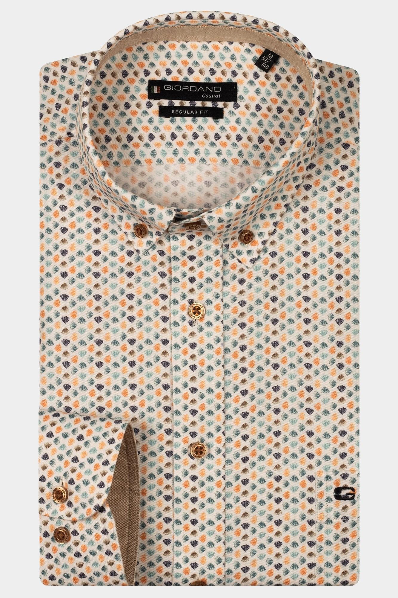 Giordano Casual hemd lange mouw Roze Ivy Long sleeve button down t 517022/25