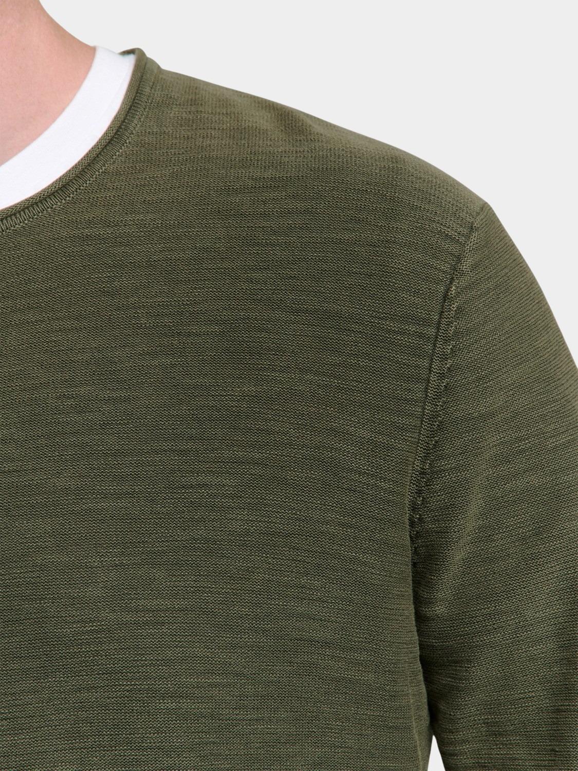 No Excess Pullover Groen Pullover Crewneck Garment Dye N2101/186