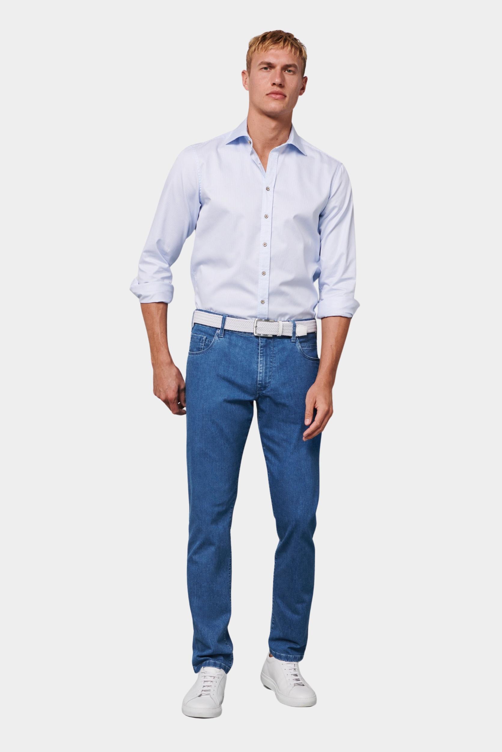 Meyer Flatfront Jeans Blauw SLIM Art.1-6230 3611623000/16
