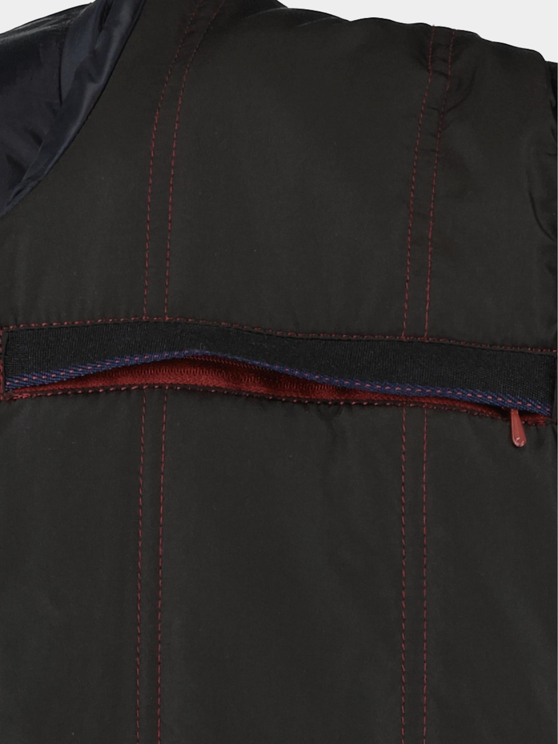 Donders 1860 Wollen Jack Zwart Wool coat 21674/999