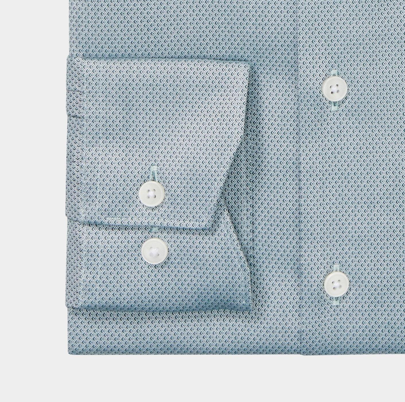 Olymp Business hemd lange mouw Groen Luxor 135674/45