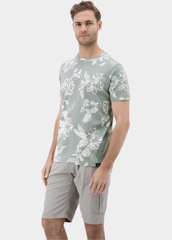 Lerros T-shirt korte mouw Grijs  2633024/228