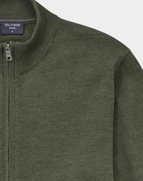 Olymp Vest Groen Jacke Strick 533766/47