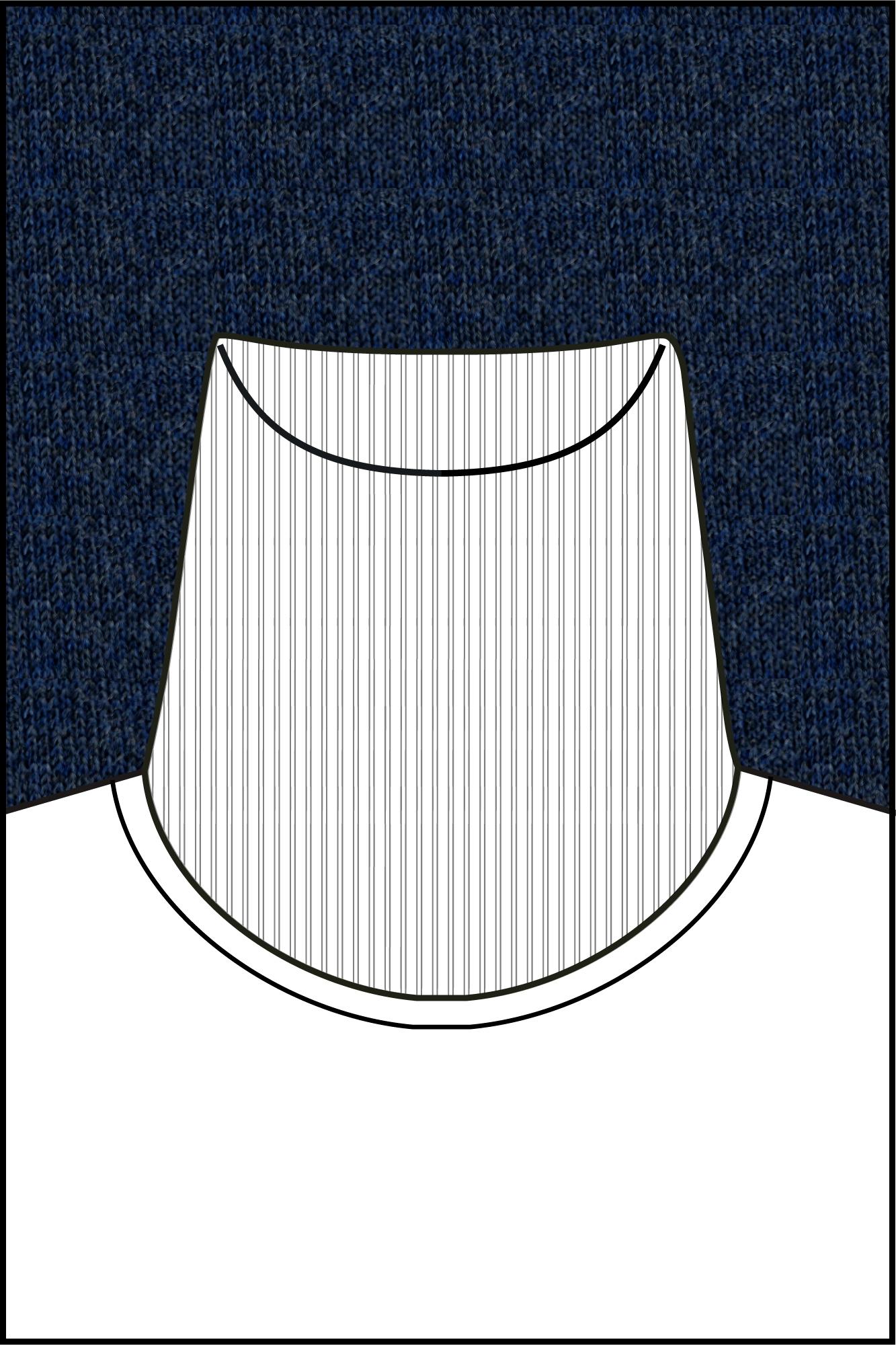 Baileys Coltrui Blauw High Neck Pullover  14gg sing 520069/67