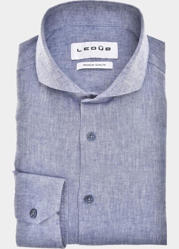 Ledub Business hemd lange mouw Blauw  0143450/170-000-000