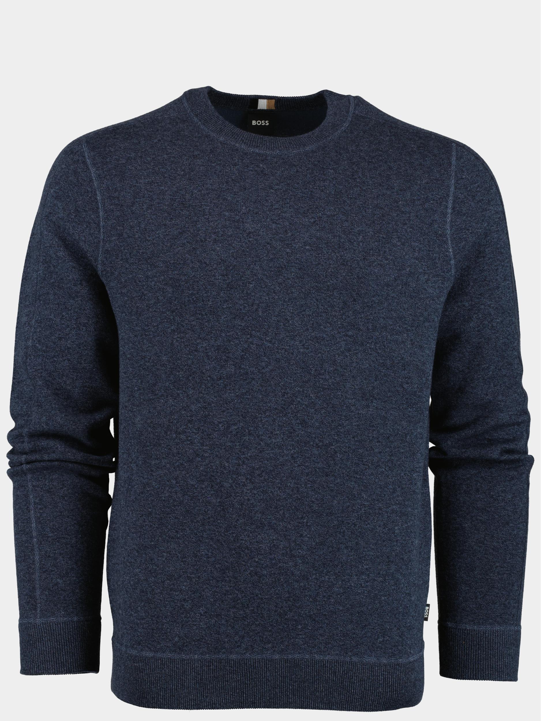 BOSS Black Pullover Blauw Onore 10250913 01 50495402/405