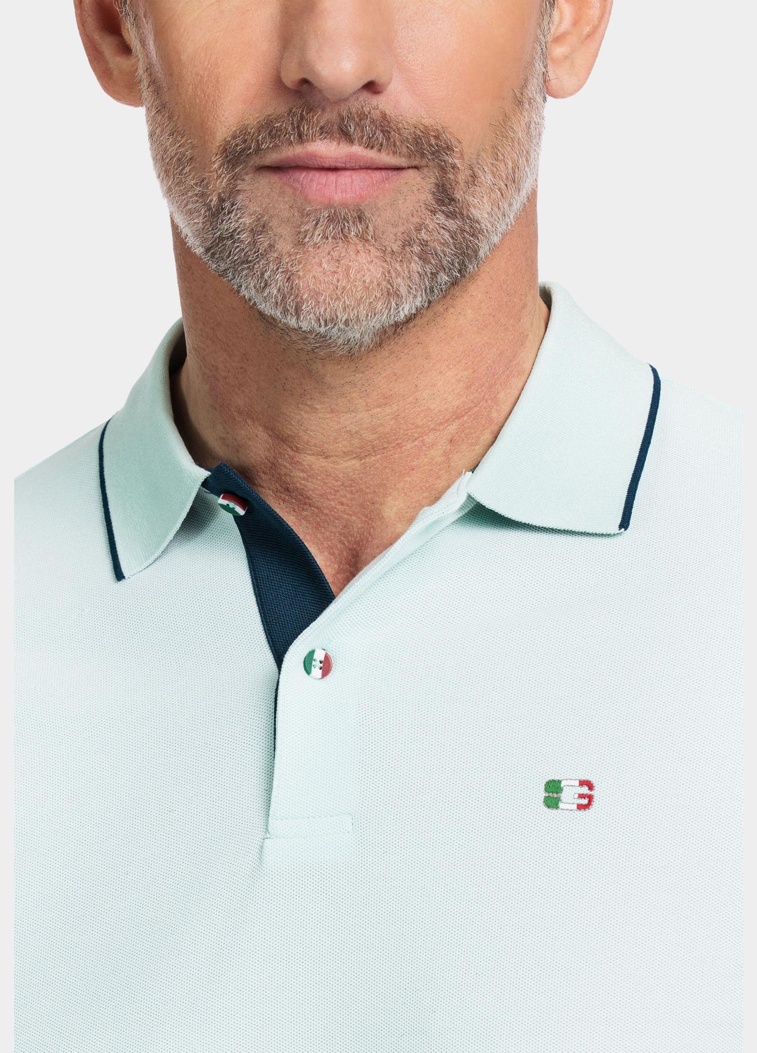 Giordano Polo heren Groen Nico Signature Polo SS Pique 416587/71