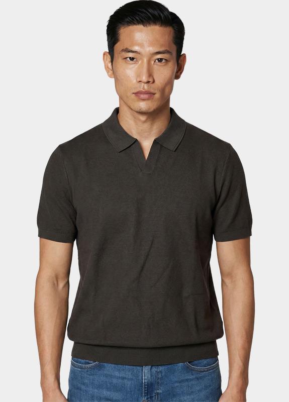 Profuomo Polo heren Bruin  PPXD10009/E