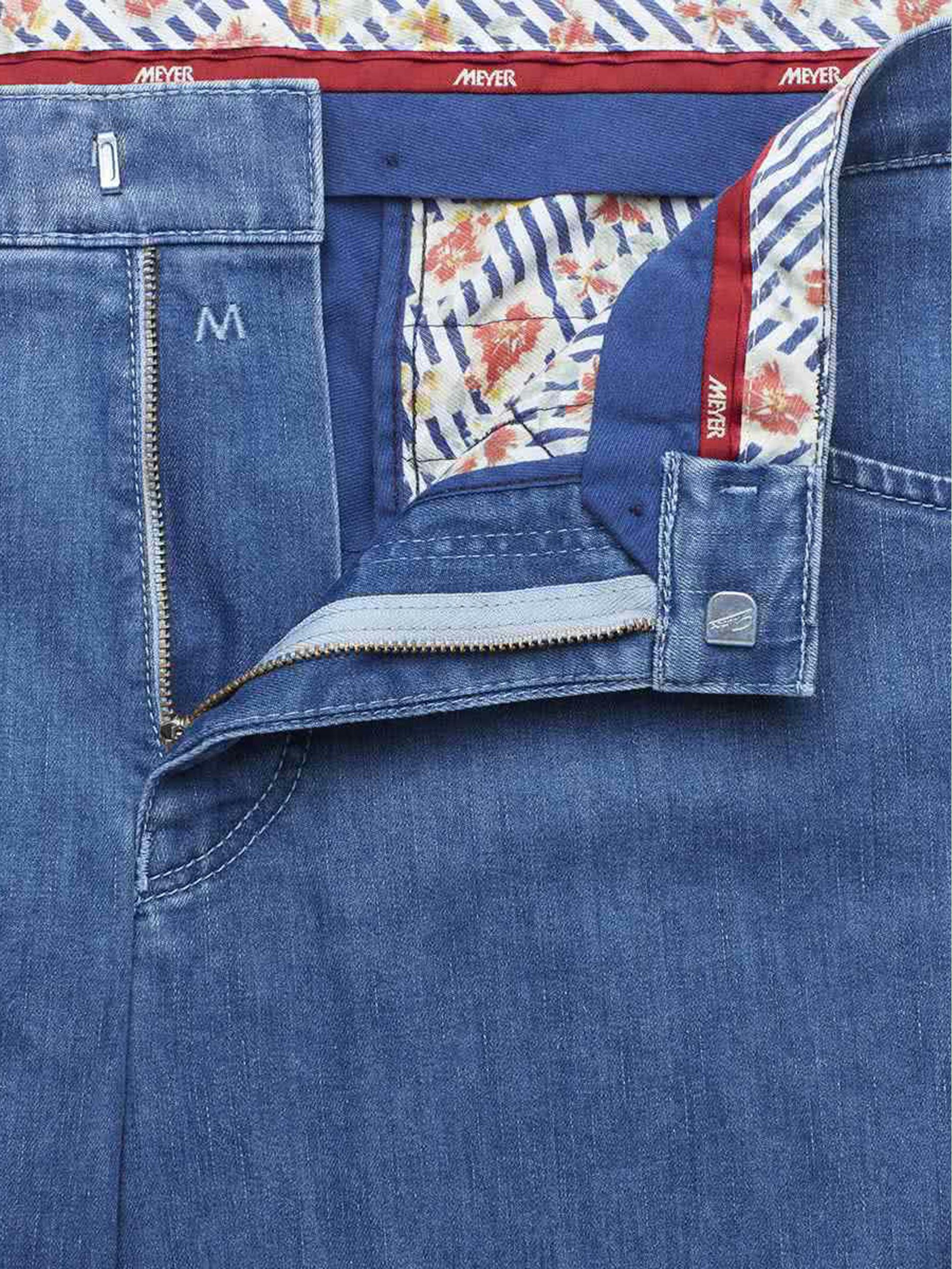 Meyer Flatfront Jeans Blauw DUBLIN Art.1-4122 1271412200/17