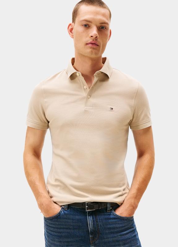 Tommy Hilfiger Polo korte mouw Bruin 1985 SLIM POLO MW0MW17771/RBT