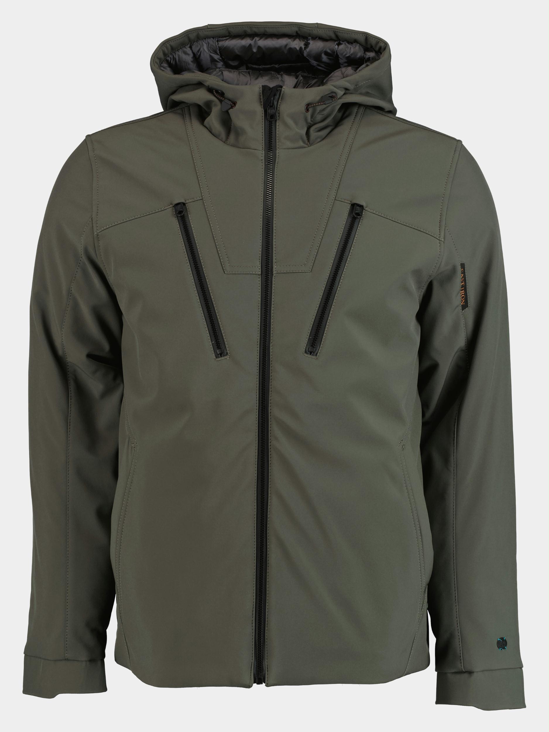 Cast Iron Winterjack Groen Short jacket Softshell Zeroyo CJA2208141/8039