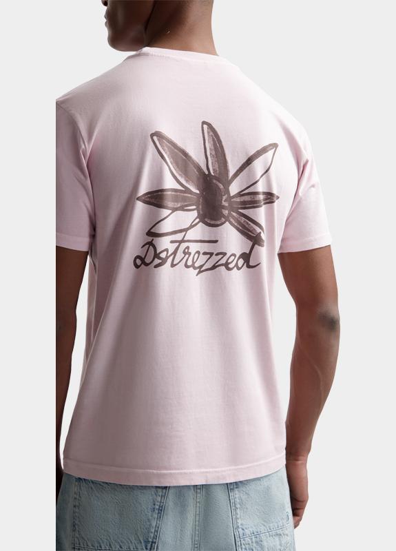 Dstrezzed T-shirt korte mouw Paars Nickolas Tee 203054-SS26/462