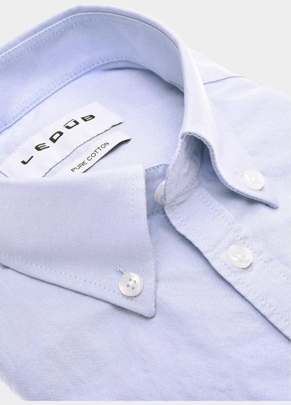 Ledub Business hemd lange mouw Blauw  0702116/130-000-000