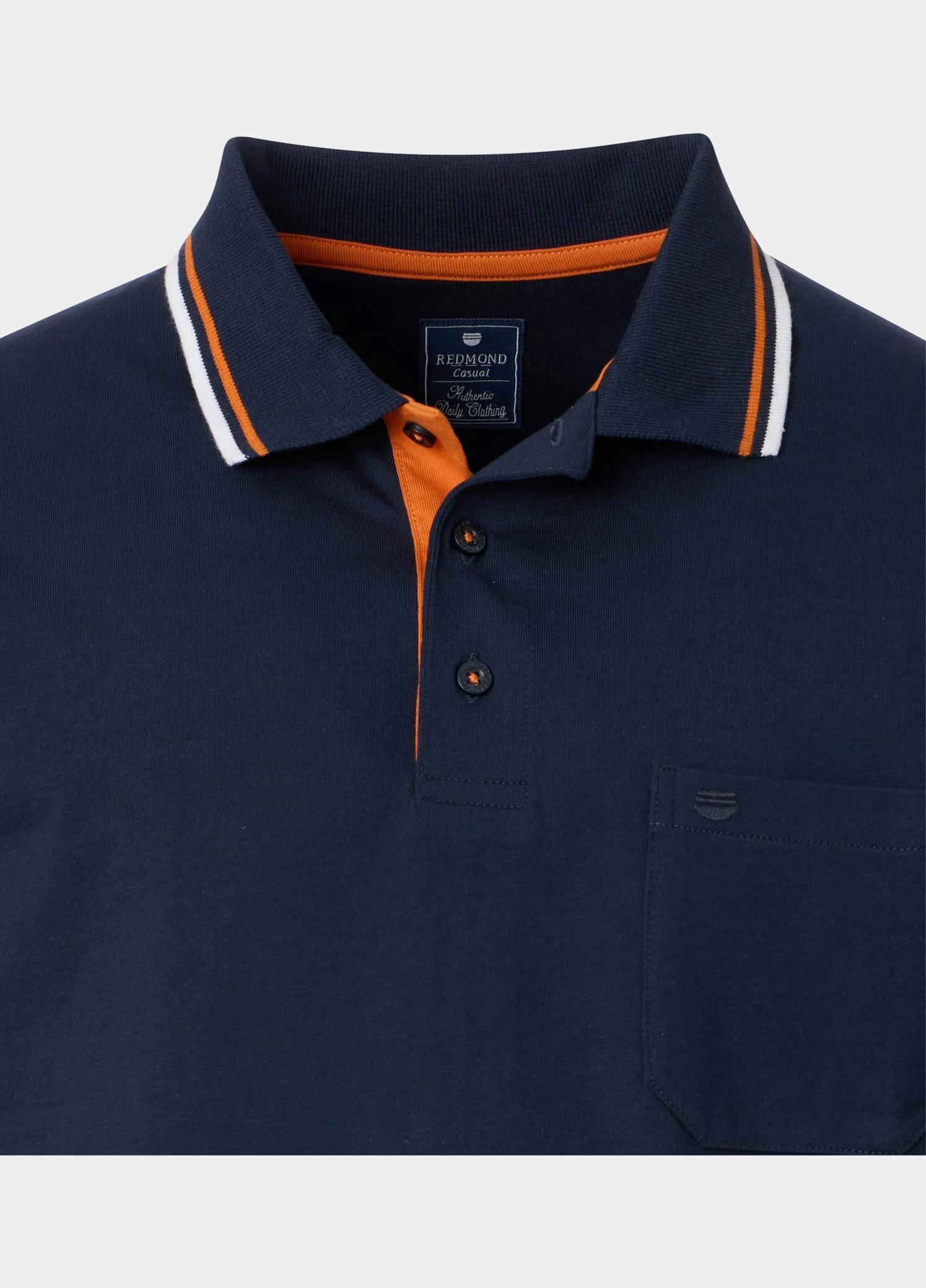 Redmond Polo heren Blauw Polo Shirt Jersey 251470900/19