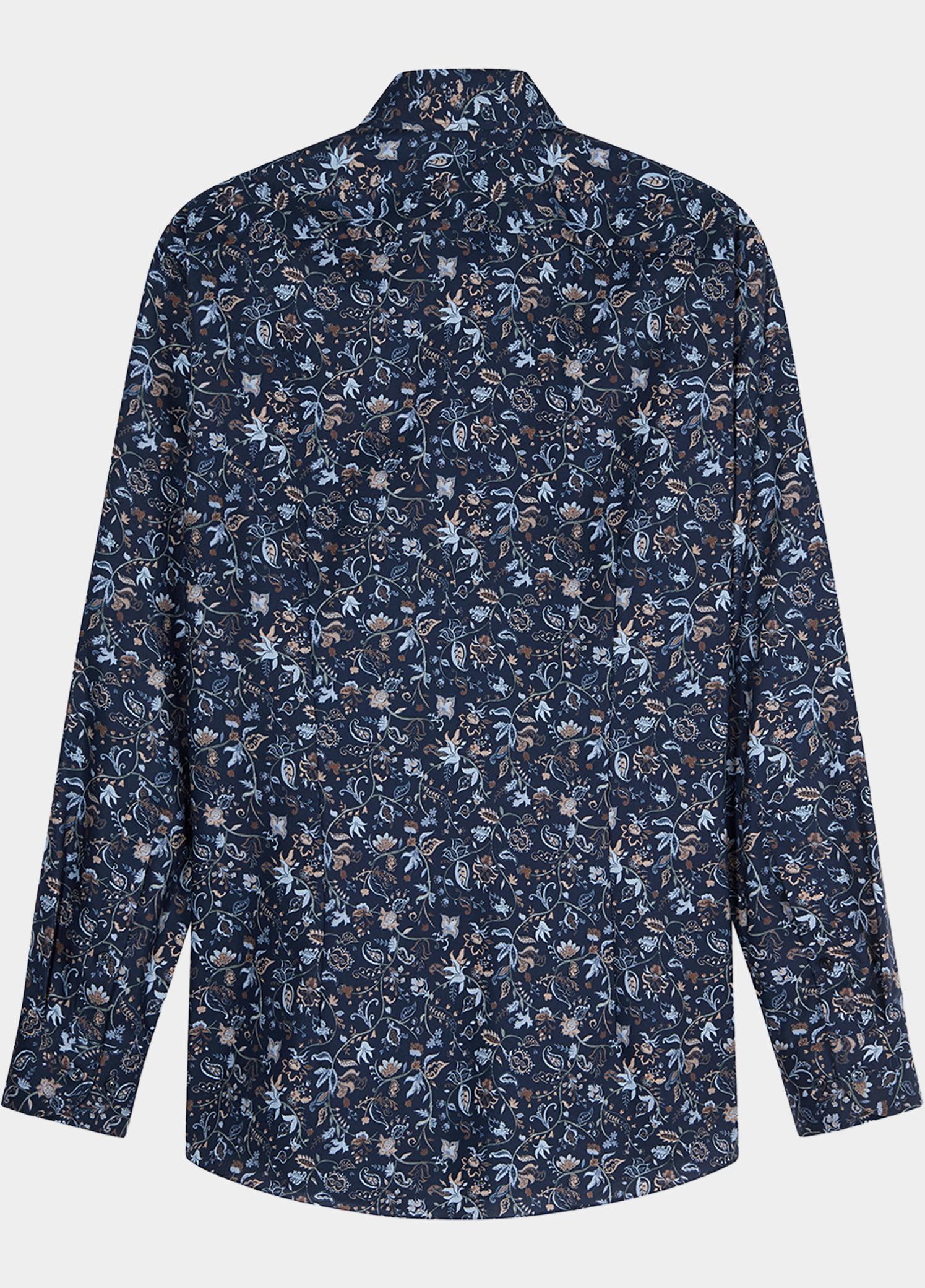 Olymp Zakelijk overhemd heren Blauw Luxor mf D.2145 o.T. 138224/18