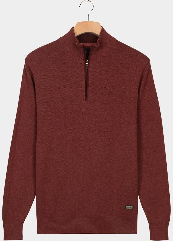 Baileys Half Zip Roze Pullover 1/2 zip  all-over 2- 528409/425