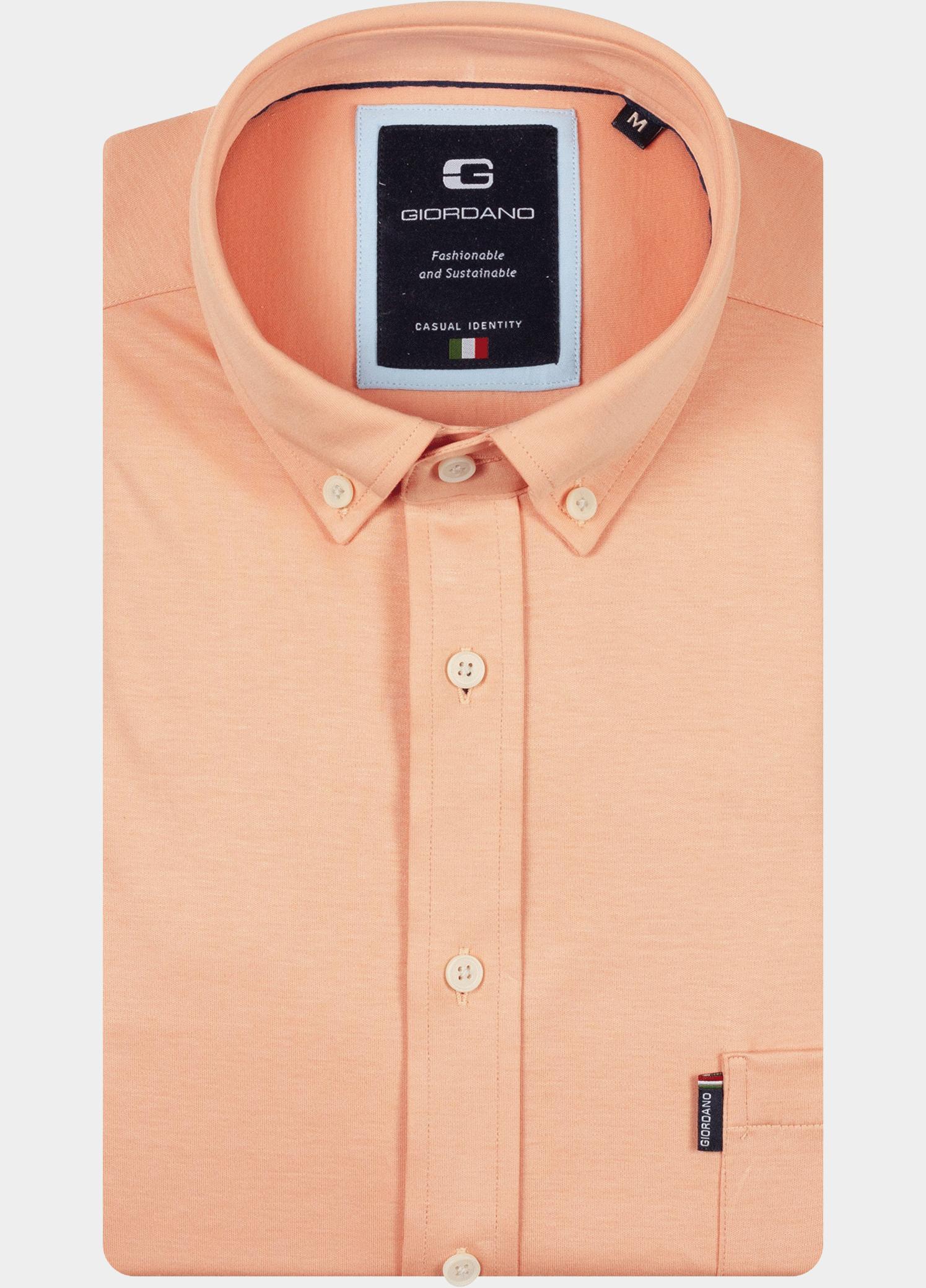 Giordano Overhemd heren Roze Dino Long Sleeve Button Down 617078/31
