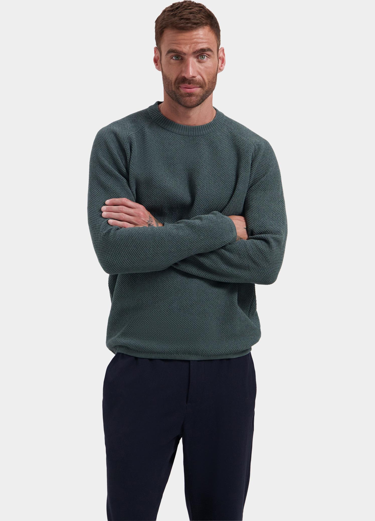 Dstrezzed Sweater heren Groen Neill Big Chenille 406836/569