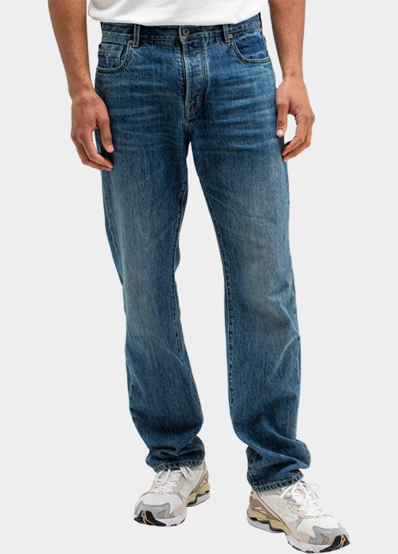 Butcher of Blue Jeans Blauw Berkley loose ozone Denim M2421045/812